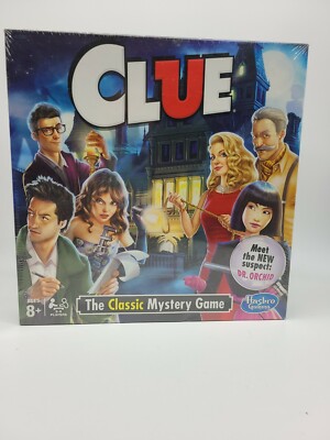 Clue Board Game Brand New Factory Sealed Hasbro 2018 NIB