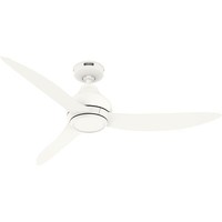 Energiesparender Deckenventilator Mit Fernbedienung Kaleidoscope Dc Weiß 132Cm