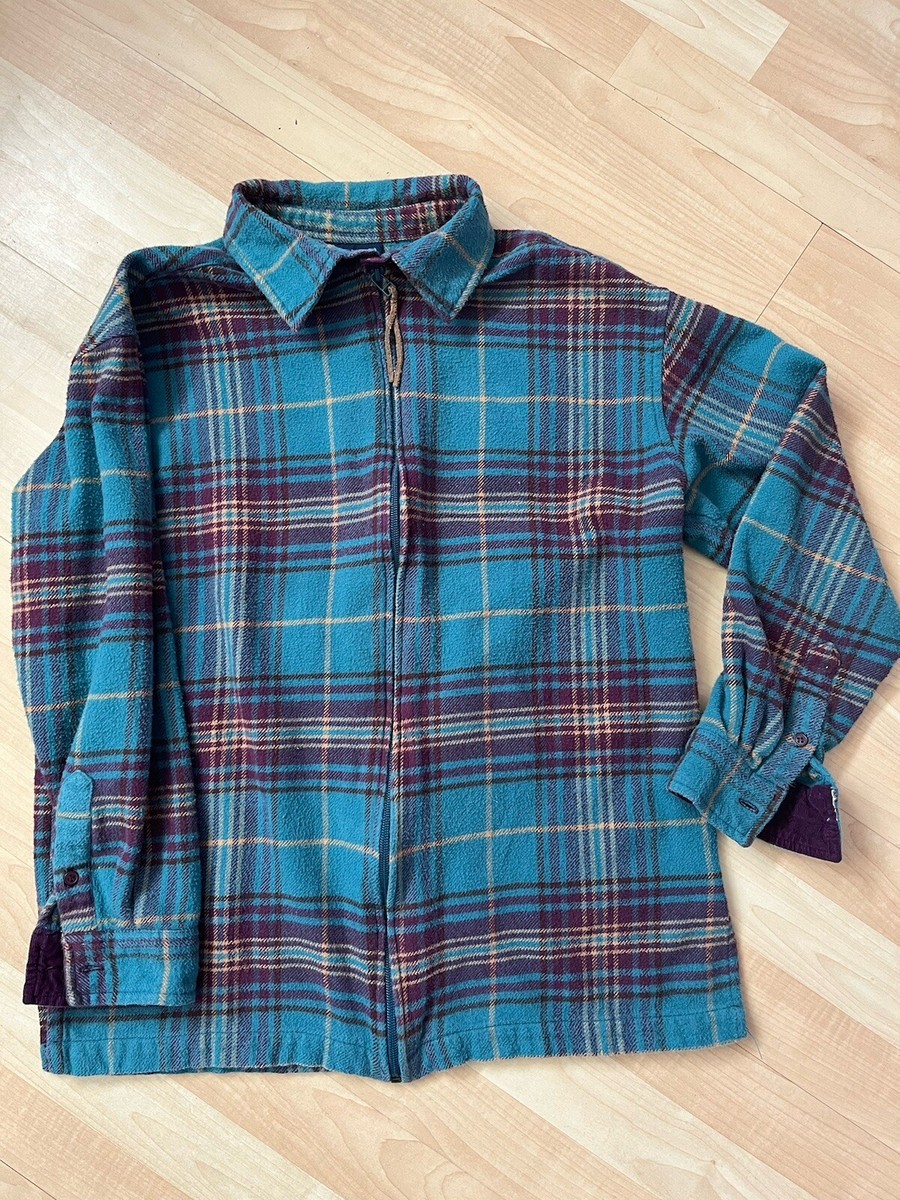 ジャケット・アウター GOWN/ COAT / COTTON. FLANNEL. TEXTILE Women's Scotch Plaid Shirt, Sherpa-Lined Mockneck Jacket
