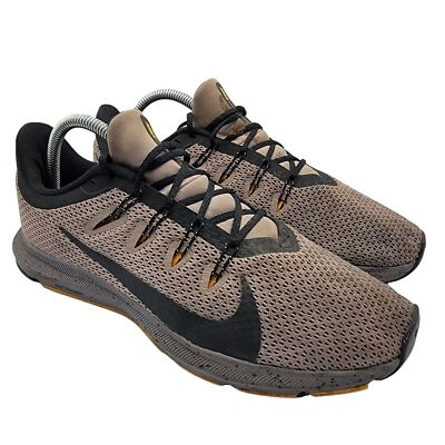 Nike Quest Running Shoes Pumice Black Coral Stardust Yellow