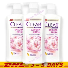 Clear Sakura Fresh Anti Dandruff Scalp Care Shampoo 370ml x 3