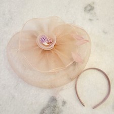 NEW Miss Cynthia Pink Fascinator Hat
