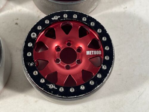 Discontinued 4x Used Vanquish 2.2" Method 101 V1 Wide, w/ Rings, See Images - Picture 2 of 24