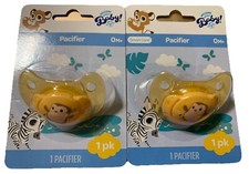 Universal City Studios Smart Care Pacifier - New - Yellow Los Of 2 Carded