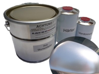 7 Liter Set 2K Automotive Paint Ral 9006 White Aluminium Matte No