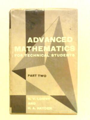 Fortgeschrittene Mathematik für technische Studenten II (Lowry; Hayden - 1964) (ID: 34354)