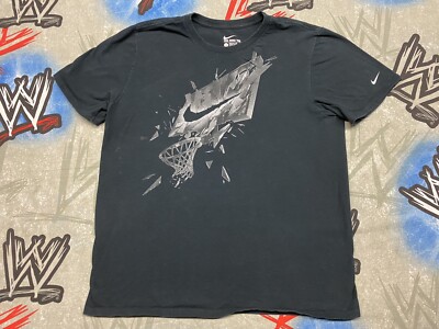 Nike Shattered Backboard T-Shirt Men's Large Basketball | eBay