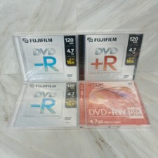 Lotto 4 DVD-RW DVD-R DVD+R TDK Fujifilm (Sigillati)