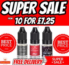 Nic Shots Drops NicDrops Nic Shots Ice 70% & 100% VG 10ml 18mg Vape e Liquid UK
