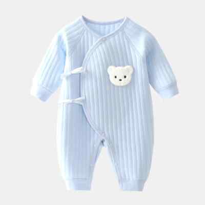 New Boys Girls Newborn Clothes Cotton Toddler Home Wear 0-6M Thickened Clothing