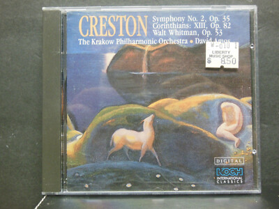 Creston, David Amos: Symphony No. 2 / Corinthians 13, CD w/ Case, Art & Tracking