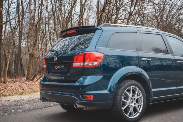 CUP Dachspoiler Ansatz Schwarz FüR Fiat Freemont Spoiler Aufsatz VerläNgerung-image
