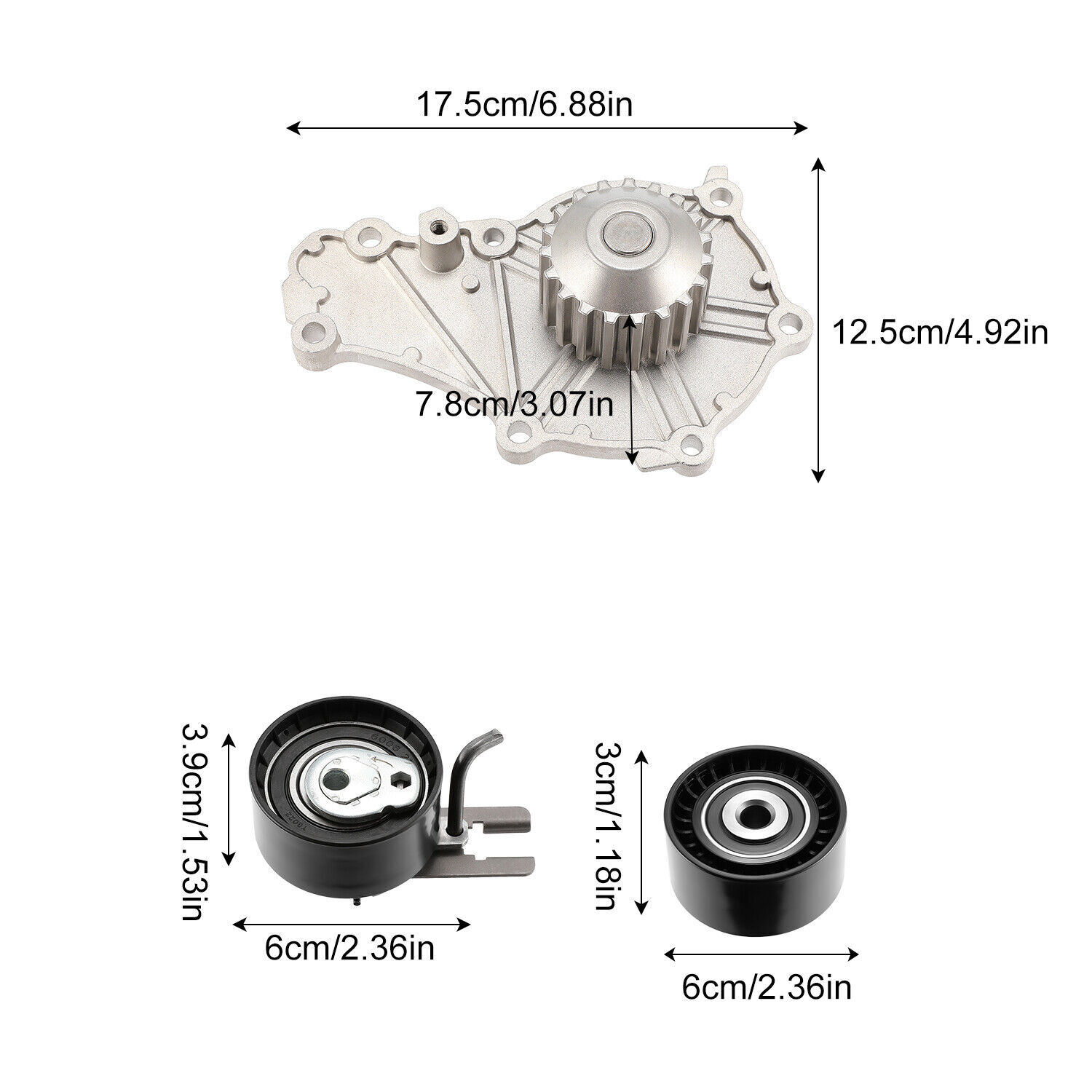 Timing Belt Water Pump Kit For Peugeot 206 207 307 308 407 1007 3008