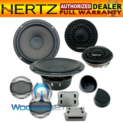 HERTZ CK165 CENTO 6.5'' 285W COMPONENT SPEAKERS TETOLON TWEETERS CROSSOVERS NEW