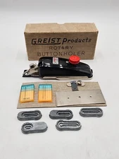 VINTAGE Greist Rotary SINGER Type SEWING MACHINES BUTTONHOLER  SKU K-18