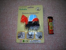 KUBOTA MODELLINO MINIESCAVATORE GADGET GIOCATTOLO IN PLASTICA