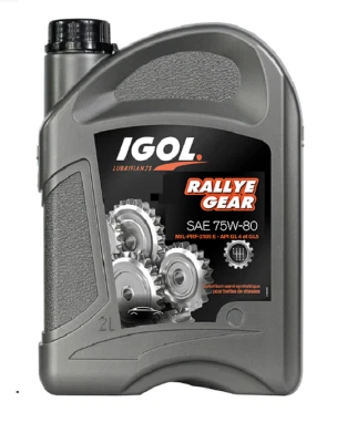 2 litres Huile Boite IGOL RALLYE GEAR SAE 75W80 API GL4 GL4+ GL5