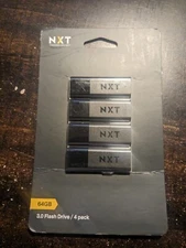 NXT Technologies 4 Pack 32GB USB Portable 3.0 Flash Drives NX56888 Retractable 