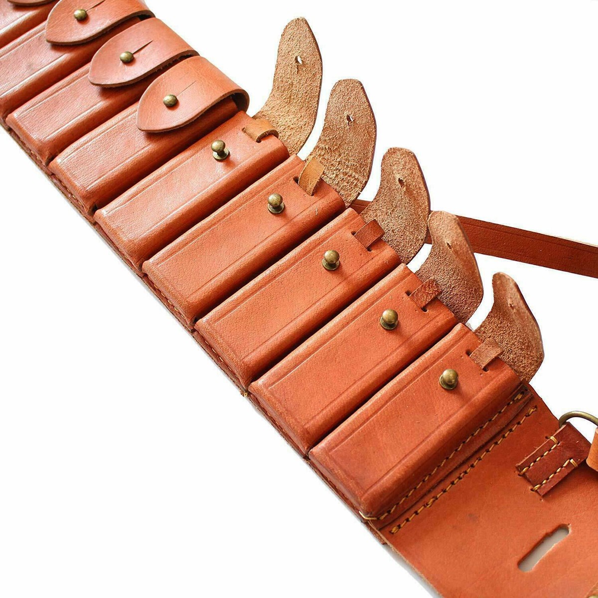 WWII WW2 GERMAN ARMY C96 MAUSER AMMO POUCH FIELD CHEST RIG LEATHER