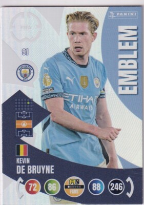 Panini 2025 FIFA Club World Cup 25 Card No. 91 Kevin De Bruyne