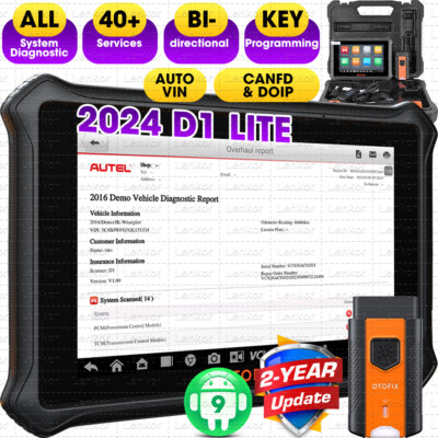 2025 OTOFIX D1 Lite Bidirectional Full System OBD2 Car Diagnostic Scanner Tool