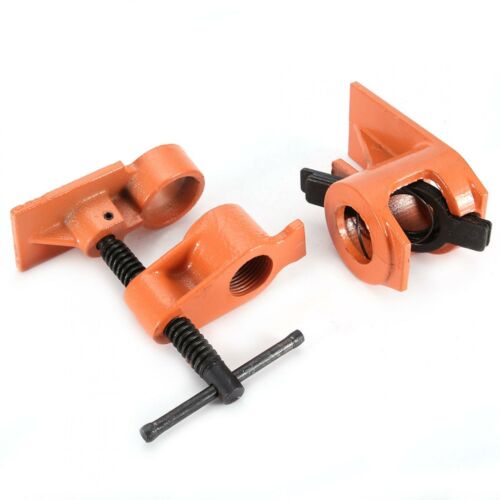 Pipe Clamp 1 Inch Woodworking Vise Fixture Heavy Duty Woodworking Pipe Clamp - Foto 1 di 6