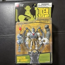 Teen Titans Master of Games 5inch New Factory Sealed 2005 Bandai Action Figure.