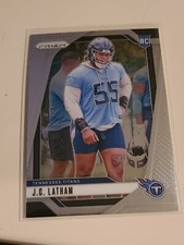 2024 Panini Prizm J.C. Latham Rookie #334 Tennessee Titans RC