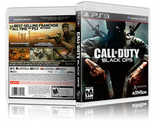 Call Of Duty Black Ops Replacement  PS3 Cover and Case. NO GAME 
