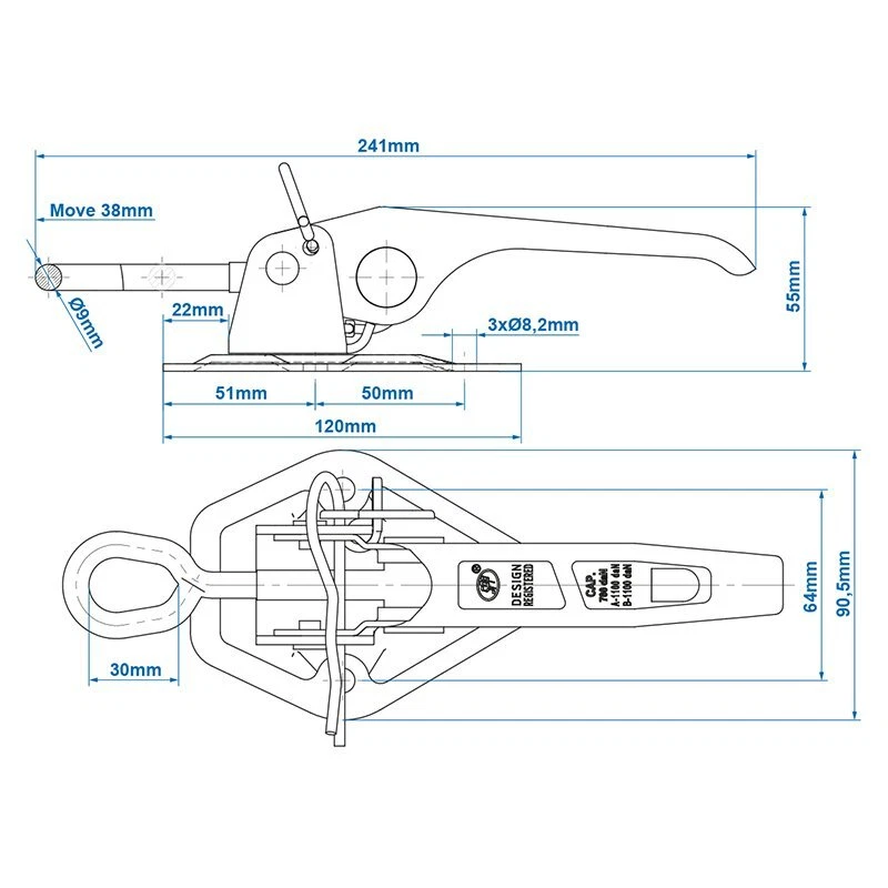 Exzenterverschluss SPP ZB-03A - Bild 2 von 3