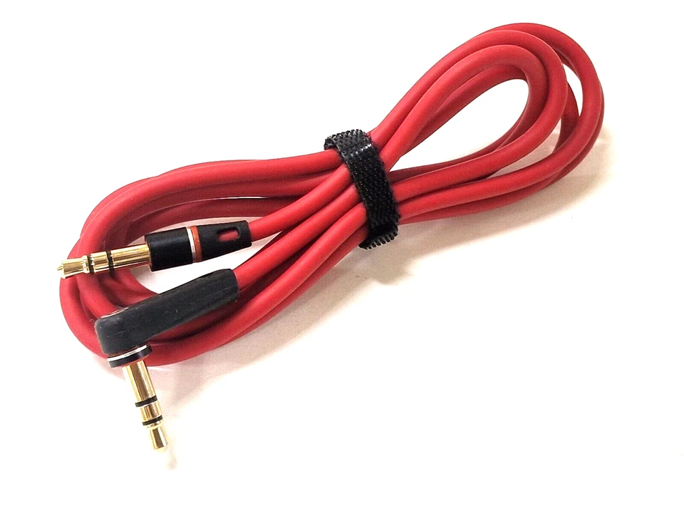 Cable auxiliar de audio conector L original Beats by Dre de repuesto de 3,5 mm cable cable cable Foto 4 de 4