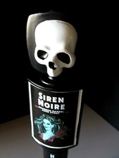Heavy Sea's Skull Siren Noire Bourbon Beer Bar Tap Handle Man Cave Kegerator Lot