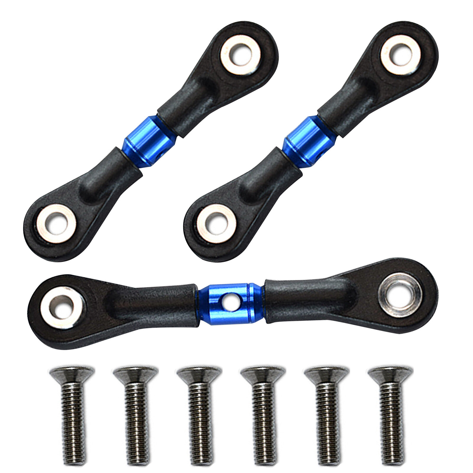 For Tamiya TT-02 TT02 1/10 RC Car Aluminum Alloy Plastic Steering Tie Rod c