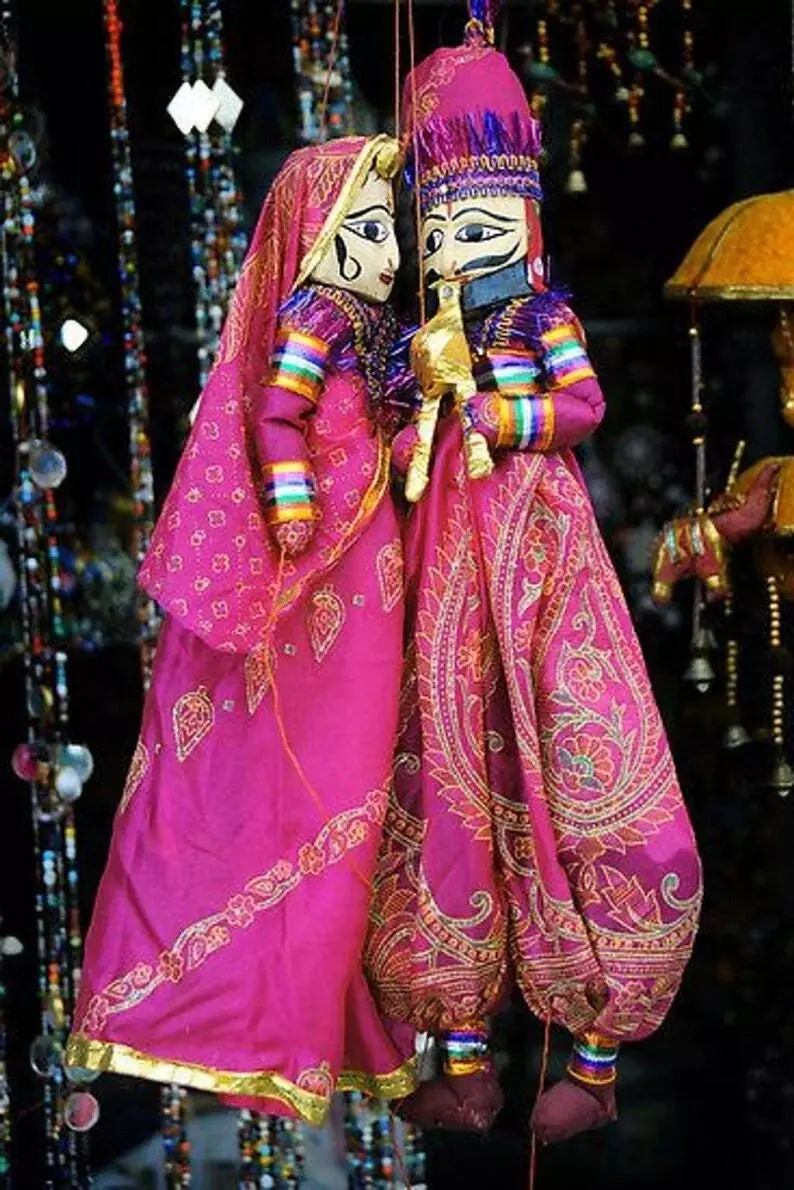 Traditional Indian puppets