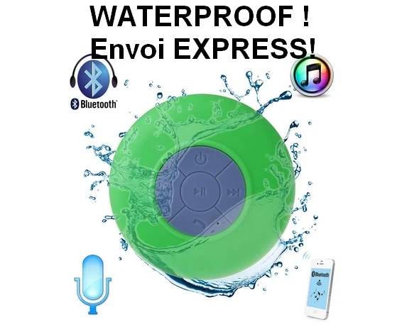 SUPER ENCEINTE SPEAKER BLUETOOTH WATERPROOF ETANCHE IPHONE SMARTPHONE TABLETTE 