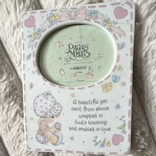 Precious Moments by Enesco Religious Girl Baby Picture Frame