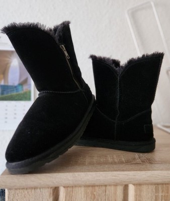 Damen Stiefel Boots kuschlig warm  von Esprit Größe 39 schwarz wie neu