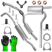 Polmo VorschalldäMpfer Mitteltopf Endtopf Auspuff FüR Audi A4 B5 1.6 (95-01)