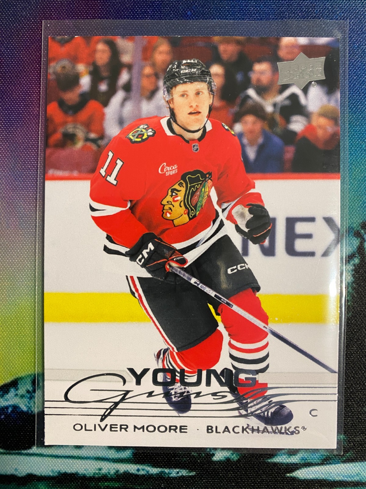 2025-26 UPPER DECK SERIES 1 YOUNG GUNS #216 OLIVER MOORE FREE SHIPPING!!