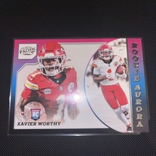 2024 Panini Encore Rookie Aurora Xavier Worthy RC Kansas City Chiefs #7