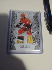 Frank Vatrano 4/5  Dual Patch Black Material #'d  Upper Deck Artifacts 2025-26