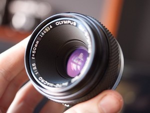 OLYMPUS OM Zuiko 50mm F3.5 Macro lens, Good Condition