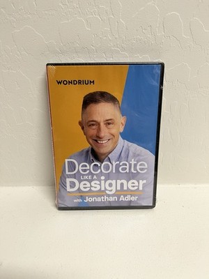 Decorate Like A Designer DVD 2 Disc Course Jonathan Adler New Factory Sealed