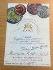 Étiquette De Vin Château Mouton Rotschild Spécimen 1978