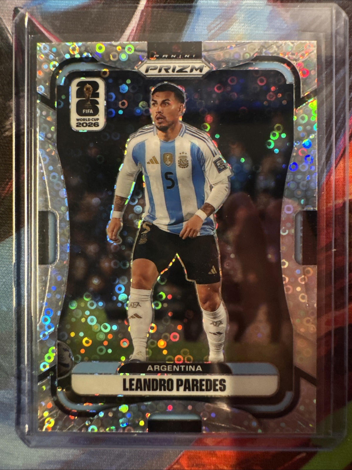 2026 World Cup Prizm Leandro Paredes #7 Disco Prizm