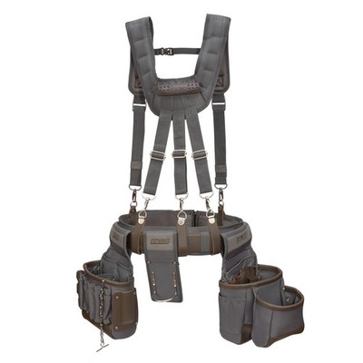 Estwing 13 Pocket Tradesman's Suspension Rig Tool Apron Belt Pouch Set 94747