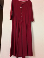 Margaret Howell Red Flare Dress Size 2