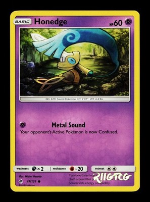 Honedge 47/131 Forbidden Light NM Pokemon