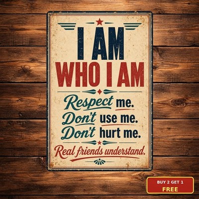 Retro Who Quote Metal Tin Sign Inspring Office Room Art Decor