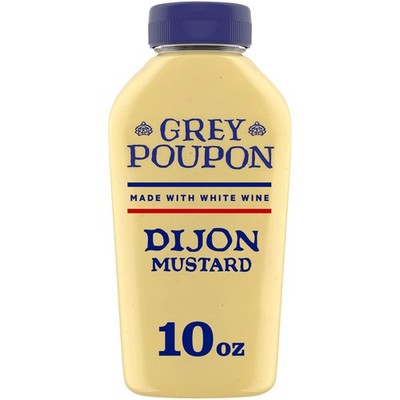 Grey Poupon Dijon Mustard, 10 oz. Squeeze Bottle 10 Ounce (Pack of 1)